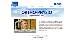 Desktop Screenshot of ortho-physio.com